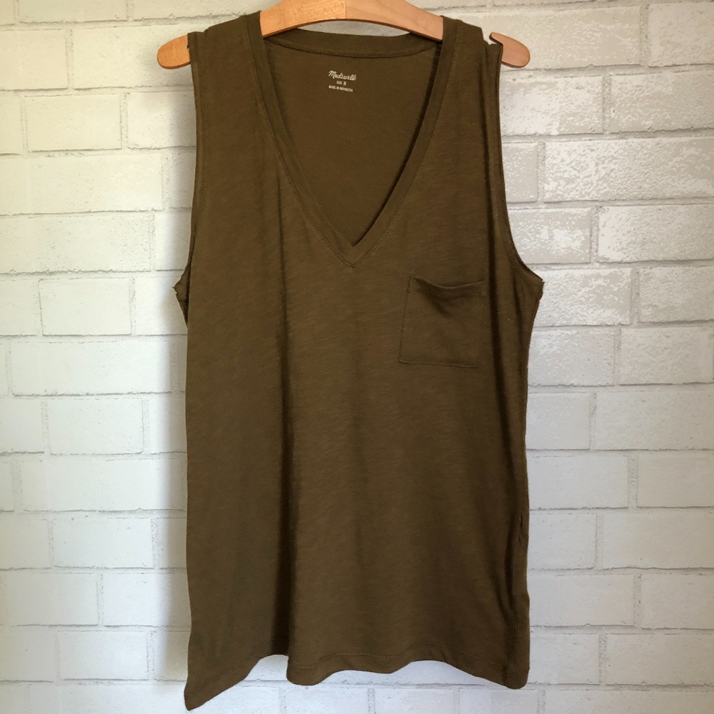 Madewell Olive Green Tank Top